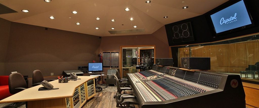 a look inside capitol studios in los angeles with it's humongous mixing board